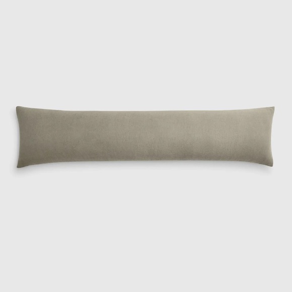 NWOT Quince European Linen Oversized Lumbar Pillow Cover in Sage - Picture 1 of 4